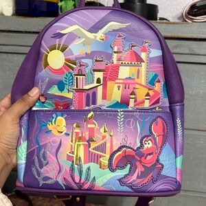 The little mermaid loungefly backpack